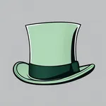 small greyish-green top hat image